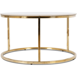 Masa pentru reviste Mebel Elite Venice (White Marble/Gold) Thumb