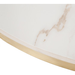 Masa pentru reviste Mebel Elite Venice (White Marble/Gold) Thumb