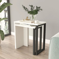 Set masute pentru reviste Mirage Design Ocean ON7-W (White/Black) Thumb