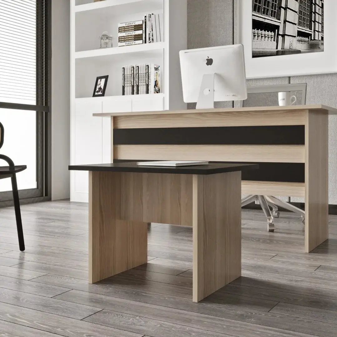 Masa pentru reviste Mirage Design Vario VO2-OB (Oak/Larex Black)