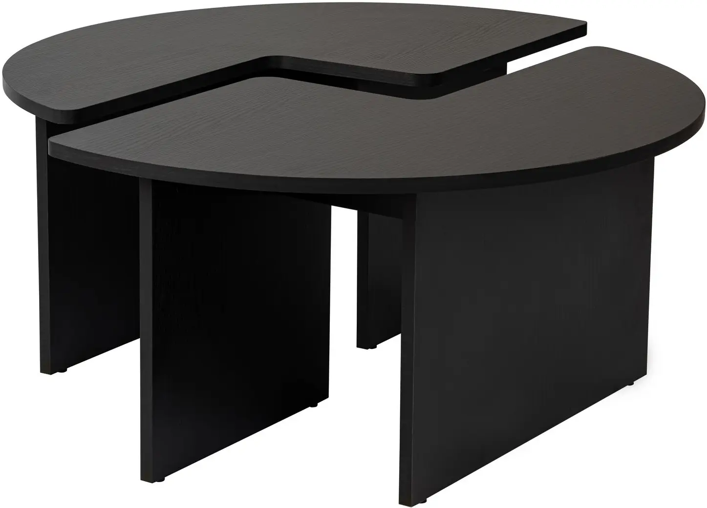 Set masute pentru reviste Mirage Meble Moira (Black)