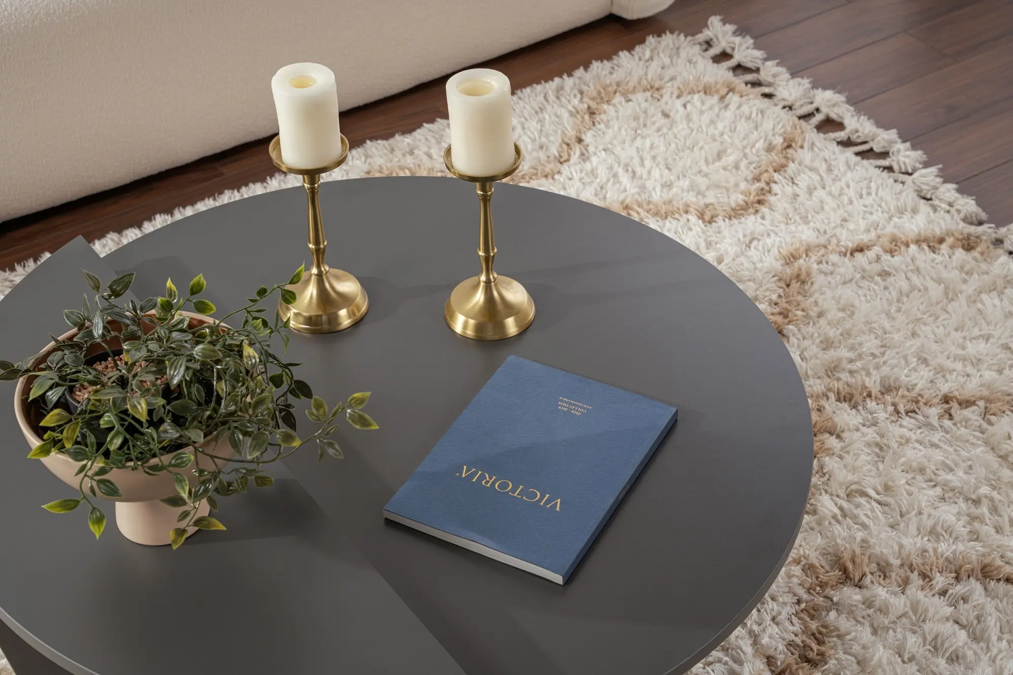 Set masute pentru reviste Mirage Meble Orion (Anthracite)