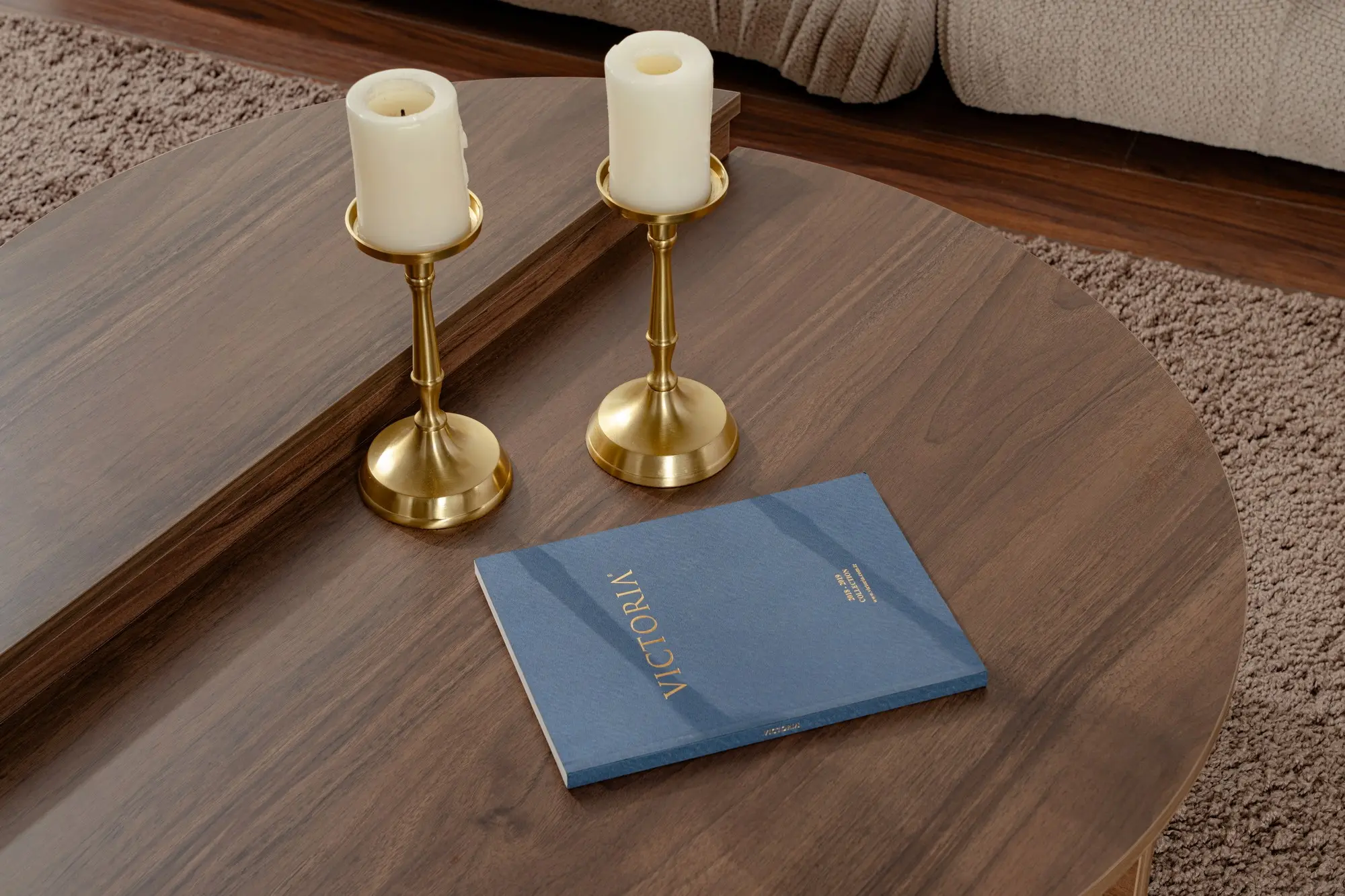 Set masute pentru reviste Mirage Meble Orion (Walnut)