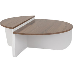 Set masute pentru reviste Mirage Meble Orion (Walnut/White) Thumb