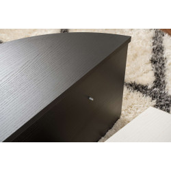 Set masute pentru reviste Mirage Meble Orion (White/Black) Thumb