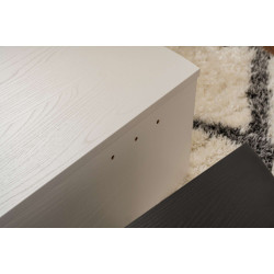 Set masute pentru reviste Mirage Meble Orion (White/Black) Thumb