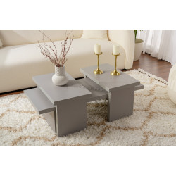 Set masute pentru reviste Mirage Meble Sanctuary (Grey)