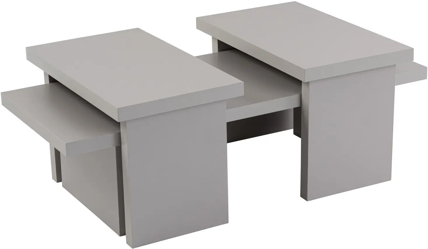 Set masute pentru reviste Mirage Meble Sanctuary (Grey)