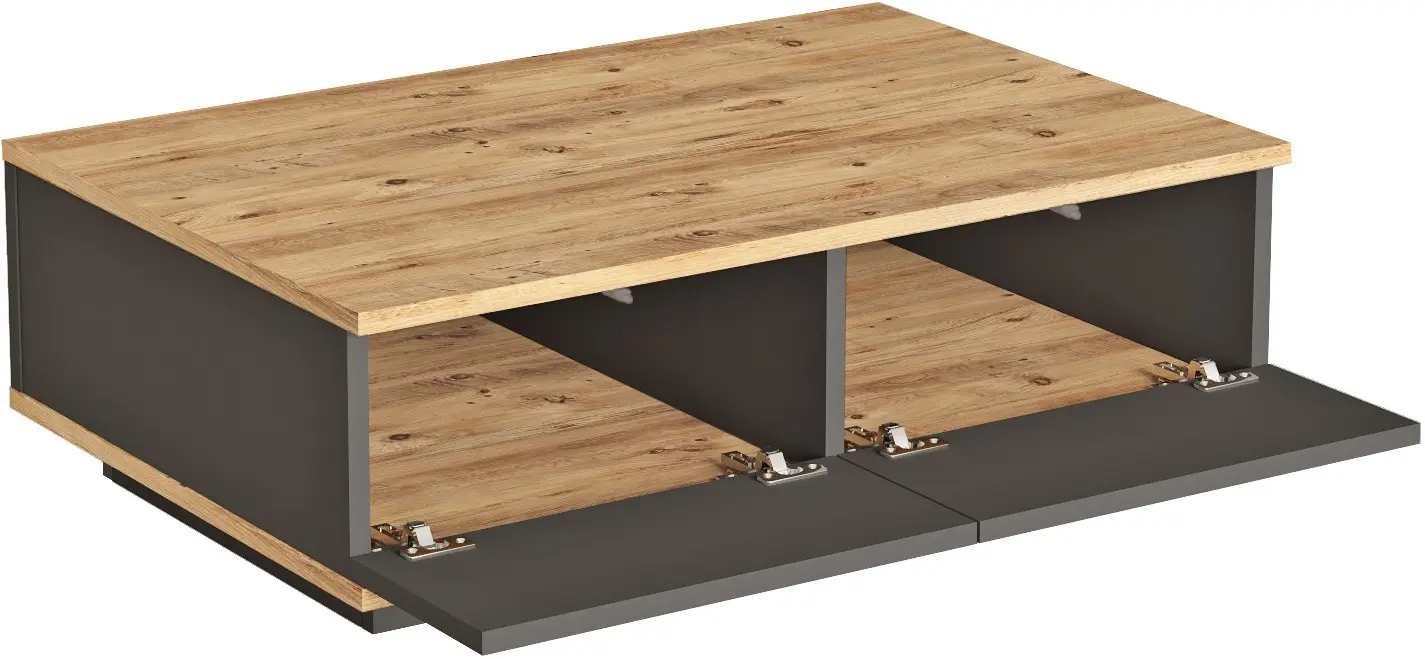 Masa pentru reviste Mirage Meble FR14-AA (Atlantic Pine/Anthracite)