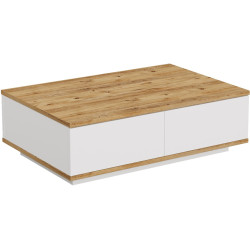 Masa pentru reviste Mirage Meble FR14-AW (Atlantic Pine/White) Thumb