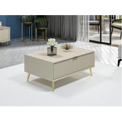 Журнальный столик Mirage Meble Luxe (Sandstone/Gold) Thumb