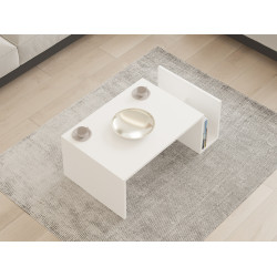 Masa pentru reviste Mirage Meble Memo (White) Thumb