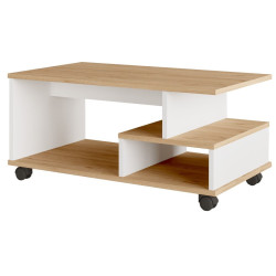 Masa pentru reviste Mirage Meble MIN9-SW (Oak/White) Thumb