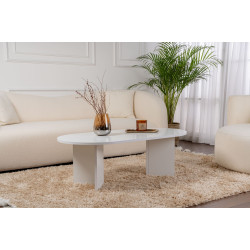 Masa pentru reviste Mirage Meble Sable (White)