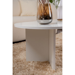 Masa pentru reviste Mirage Meble Sable (White) Thumb
