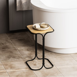 Masa pentru reviste Mirage Meble Shb-001-A (Natural/Black) Thumb