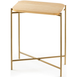 Журнальный столик Mirage Meble Shb-003-A (Natural/Gold) Thumb