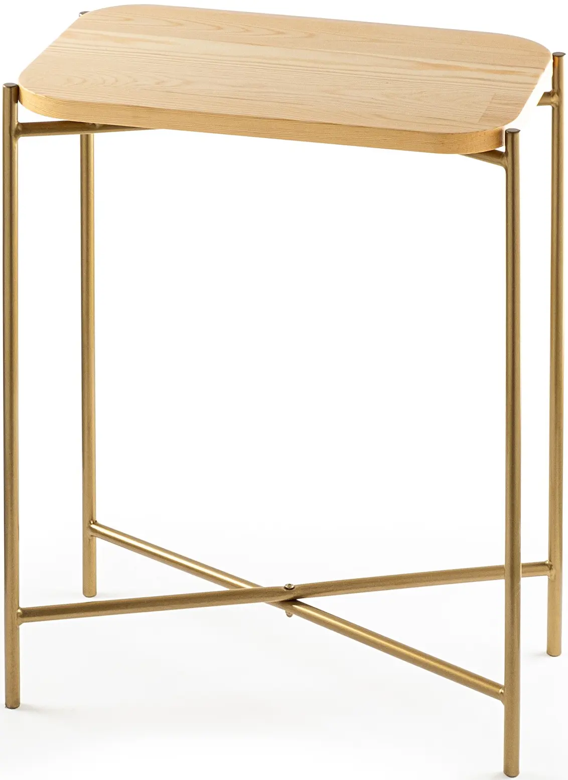 Журнальный столик Mirage Meble Shb-003-A (Natural/Gold)