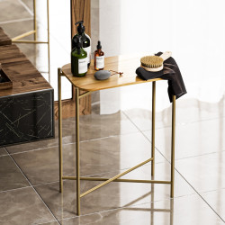 Журнальный столик Mirage Meble Shb-003-A (Natural/Gold) Thumb