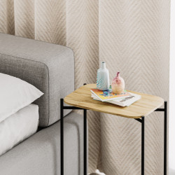 Masa pentru reviste Mirage Meble Shb-003 (Natural/Black) Thumb