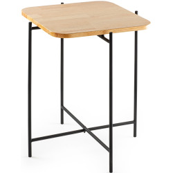 Masa pentru reviste Mirage Meble Shb-005 (Natural/Black) Thumb