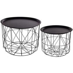 Набор журнальных столиков Mirjan24 Placydo/Matt (Black) Thumb