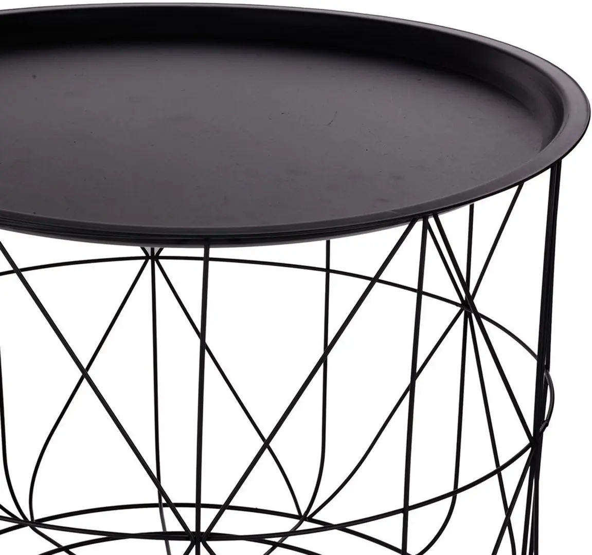 Набор журнальных столиков Mirjan24 Placydo/Matt (Black) - 3