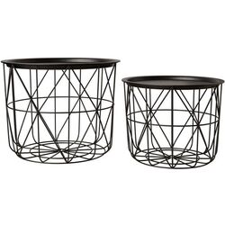 Набор журнальных столиков Mirjan24 Placydo/Matt (Black)