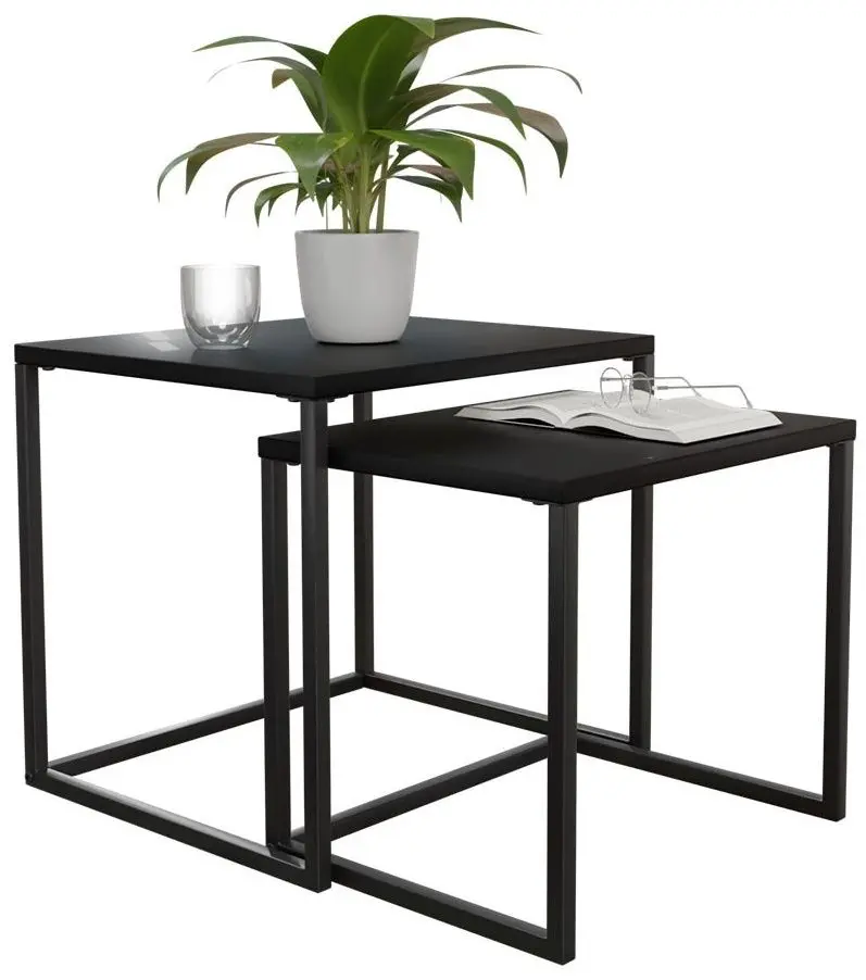 Set masute pentru reviste Mirjan24 Runoya/Carlo Bigger (Black) - 3