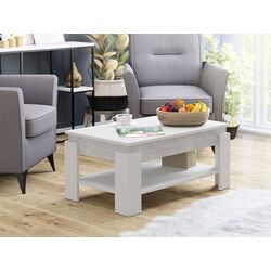 Журнальный стол-трансформер Mirjan24 Setori/Theo (White/Concrete) Thumb