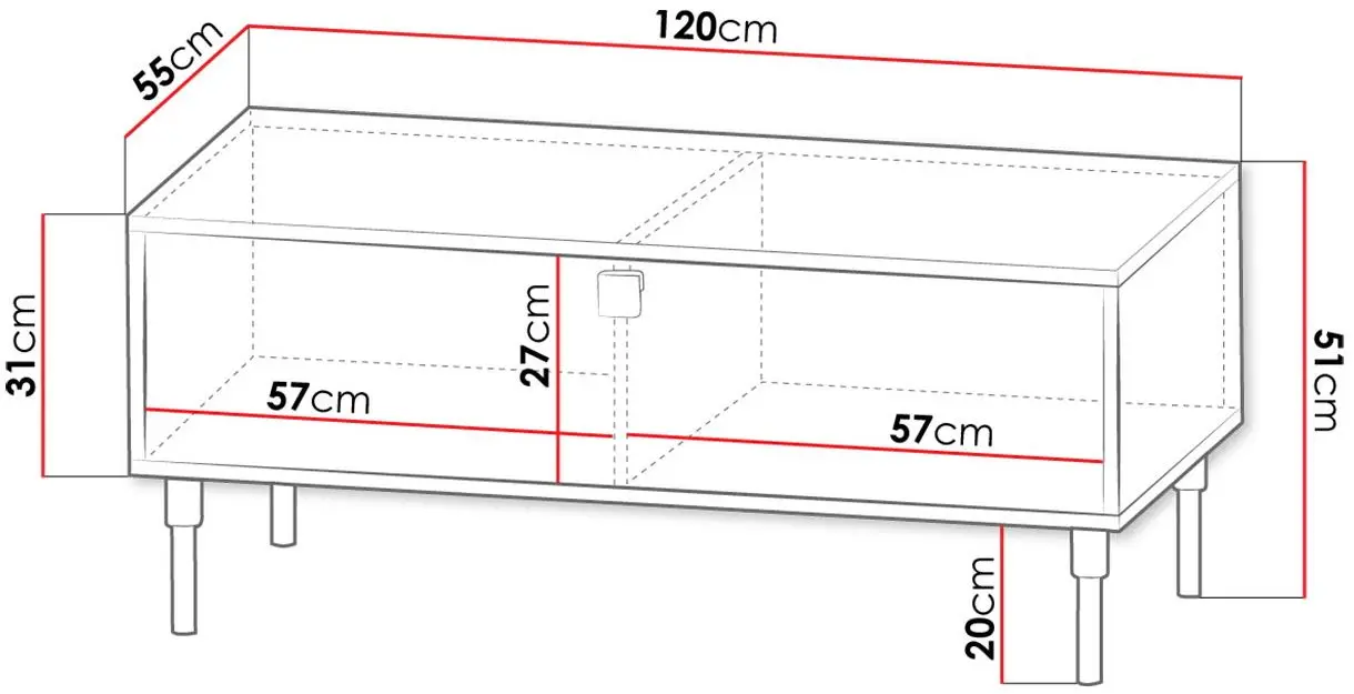 Журнальный столик Mirjan24 Ajrano 05/Dorset (Black) - 2