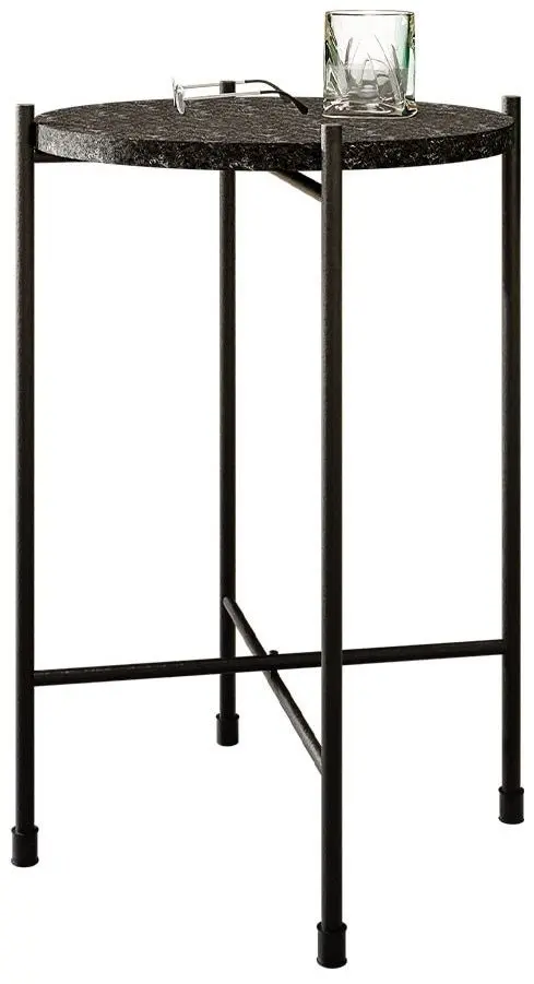 Журнальный столик Mirjan24 Amancio/Togero (Black Marble/Black) - 4