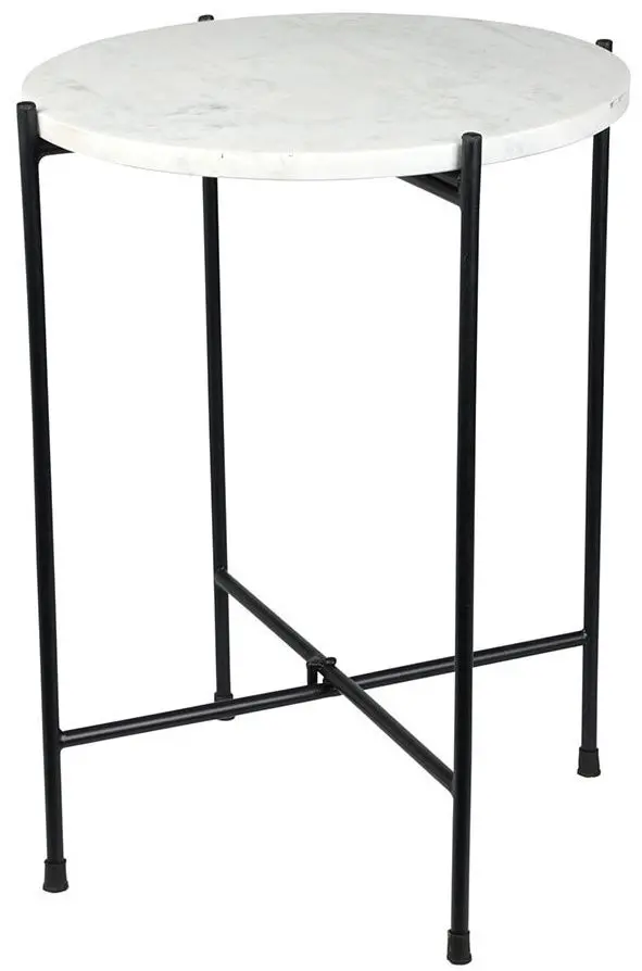 Журнальный столик Mirjan24 Amancio/Togero (White Marble/Black) - 3