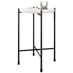 Журнальный столик Mirjan24 Amancio/Togero (White Marble/Black) Thumb