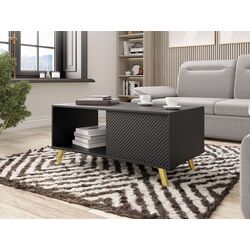 Журнальный столик Mirjan24 Asporiz 04/Apollo (Black/Gold)