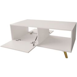 Masa pentru reviste Mirjan24 Asporiz 04/Apollo (Black/Gold) Thumb