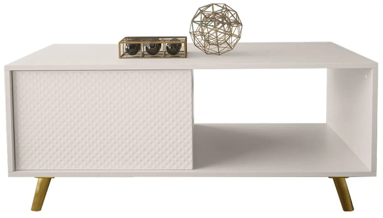 Журнальный столик Mirjan24 Asporiz 04/Apollo (White/Gold) - 3