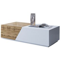 Журнальный столик Mirjan24 Bekas/Ceelias (White/Oak Wotan)