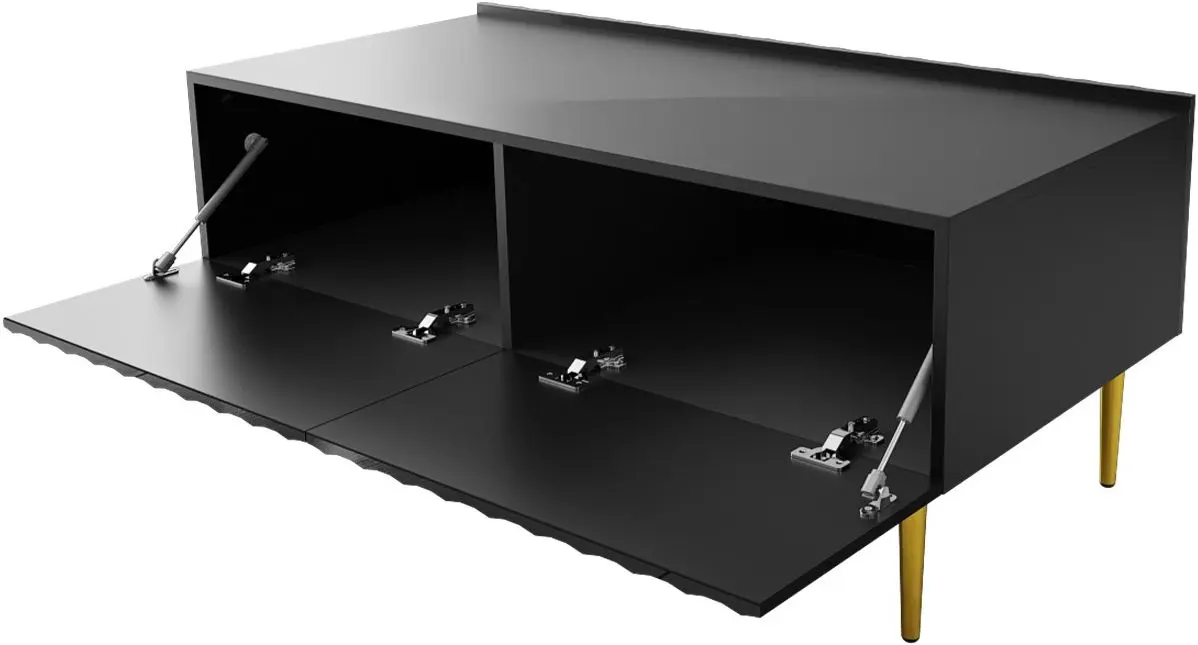 Журнальный столик Mirjan24 Brimono/Arcos 120x59 (Black/Black Gloss) - 2