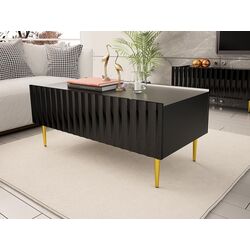 Журнальный столик Mirjan24 Brimono/Arcos 120x59 (Black/Black Gloss) Thumb