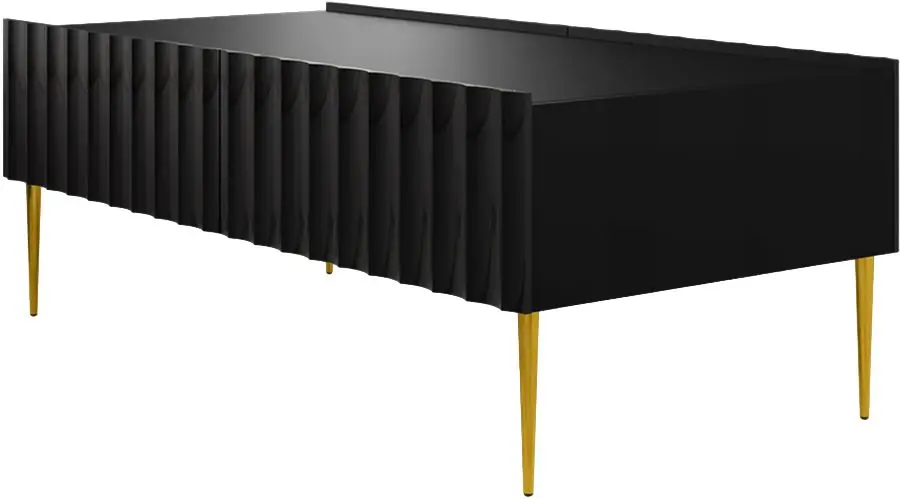 Журнальный столик Mirjan24 Brimono/Arcos 120x59 (Black/Black Gloss)