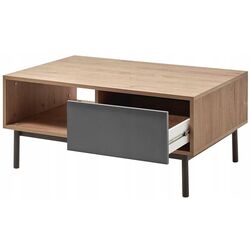 Masa pentru reviste Mirjan24 Bruno/Basic BL 104 (Hickory Jackson/Graphite) Thumb