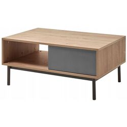 Masa pentru reviste Mirjan24 Bruno/Basic BL 104 (Hickory Jackson/Graphite)