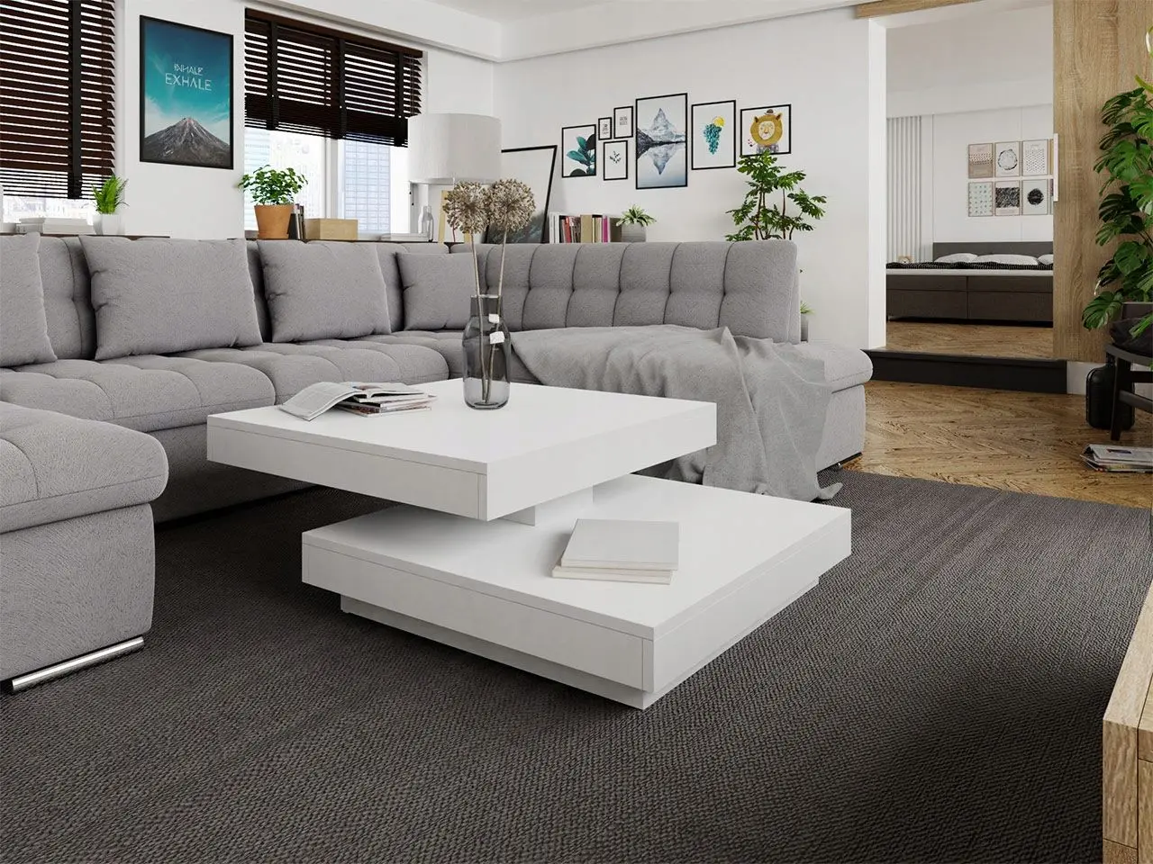 Masa pentru reviste Mirjan24 Druzjan/Nenani (White) - 7