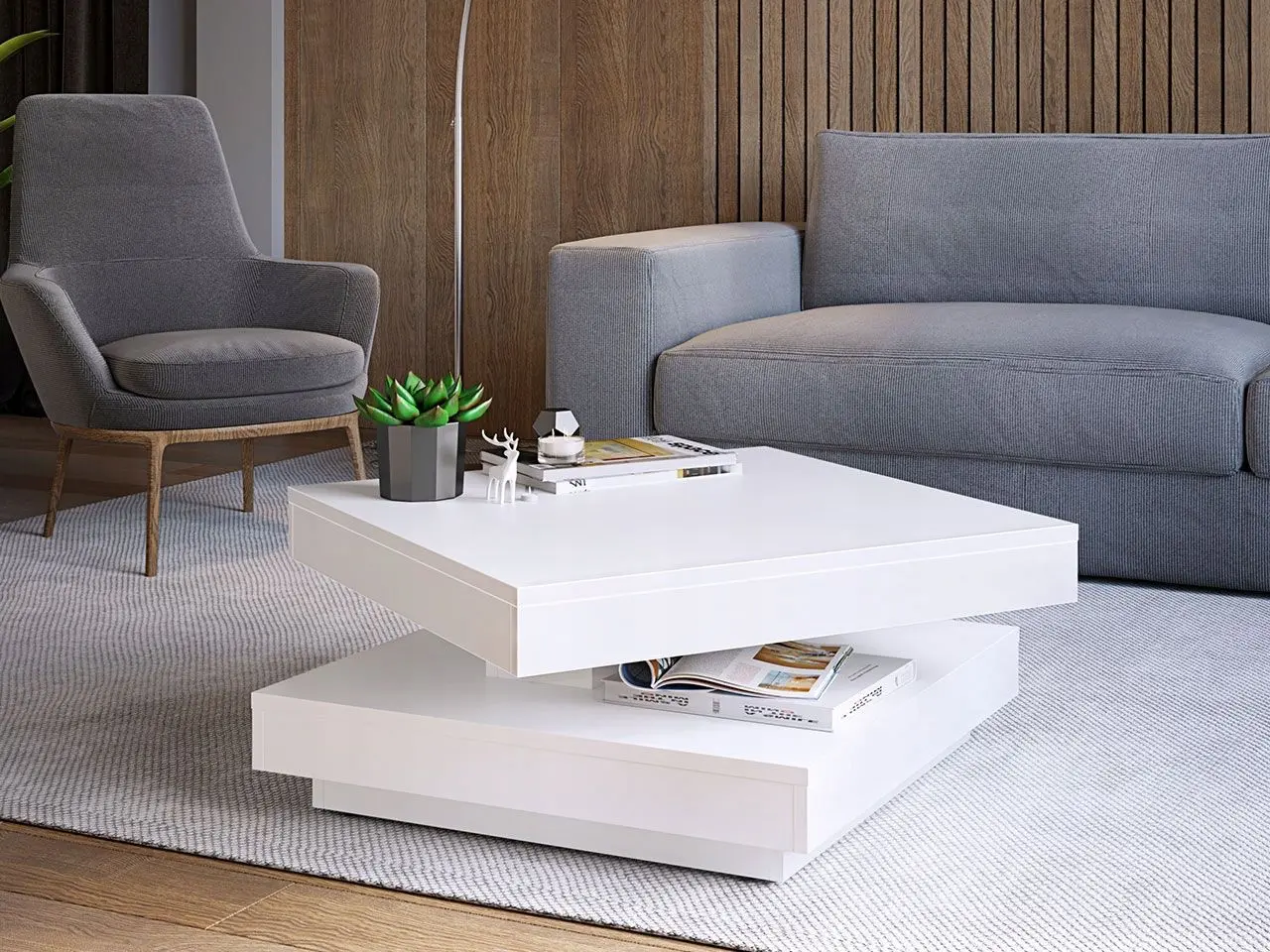 Masa pentru reviste Mirjan24 Druzjan/Nenani (White) - 8