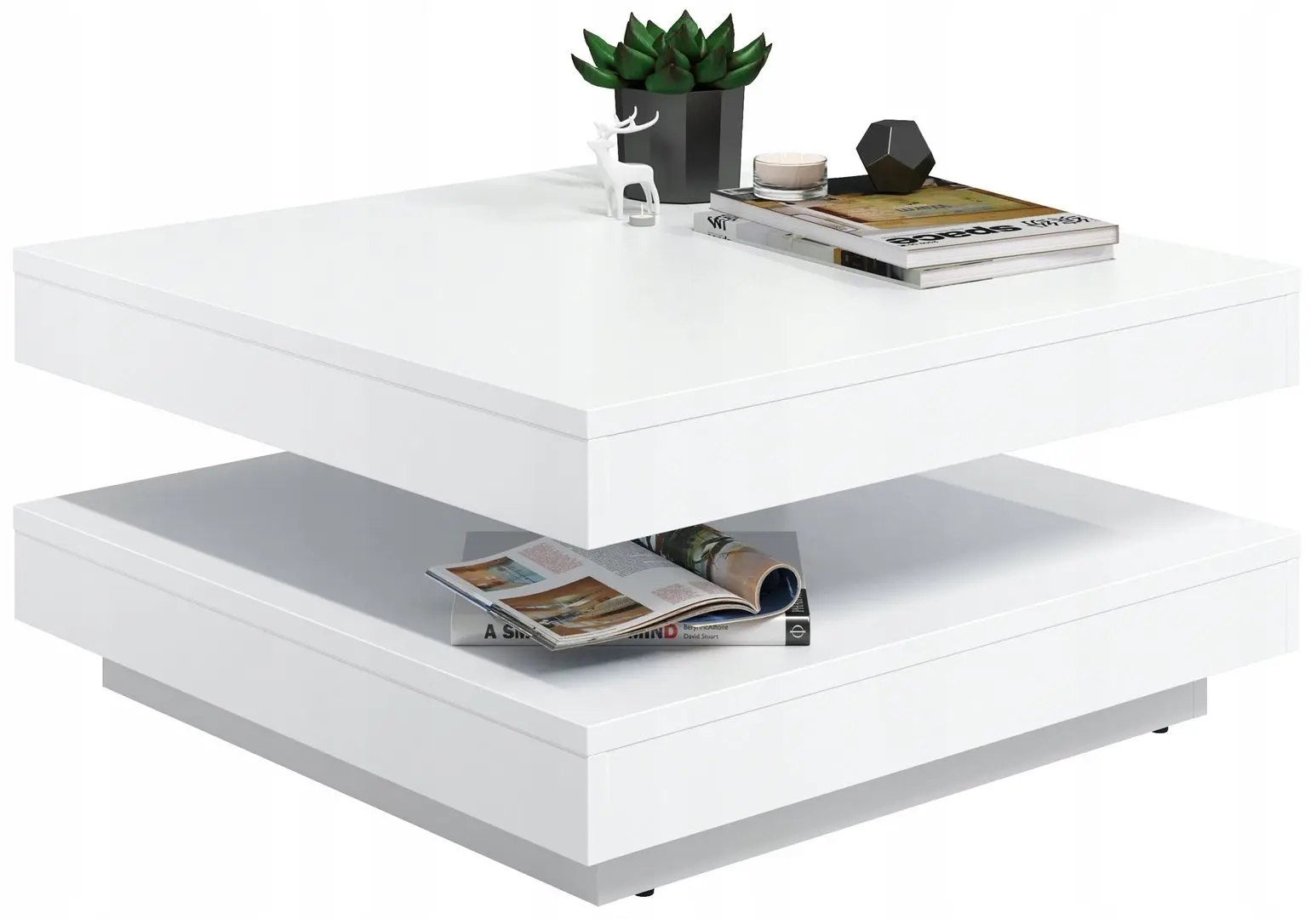 Masa pentru reviste Mirjan24 Druzjan/Nenani (White)