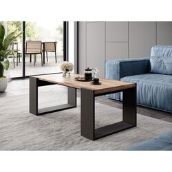 Журнальный столик Mirjan24 Empire/Wood (Anthracite/Oak Wotan) Thumb