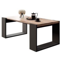 Журнальный столик Mirjan24 Empire/Wood (Anthracite/Oak Wotan)