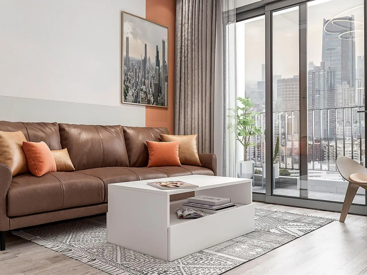 Masa pentru reviste Mirjan24 Fereolo/Lunula (White) - 4