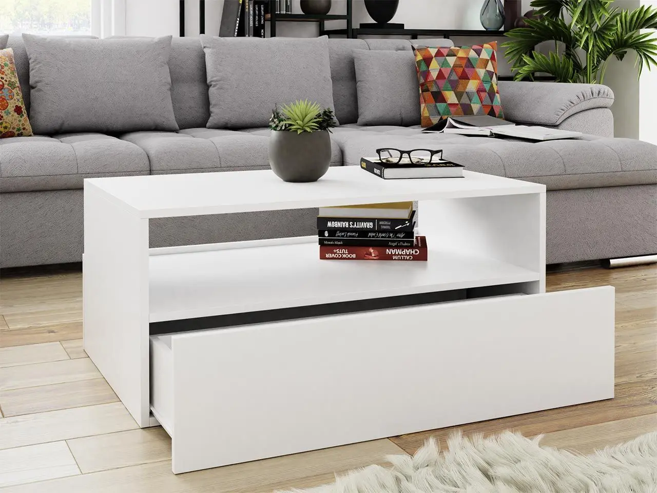 Masa pentru reviste Mirjan24 Fereolo/Lunula (White) - 8